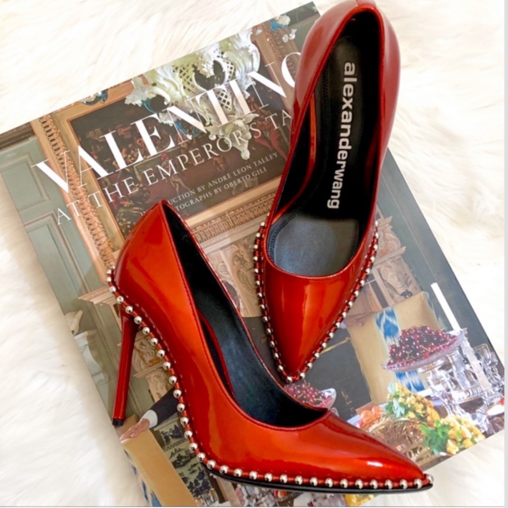 SOLD Alexander Wang Rie Studded Pumps Heels - Picture 11 of 15